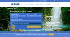 Desktop Screenshot of globalexchange.co.cr